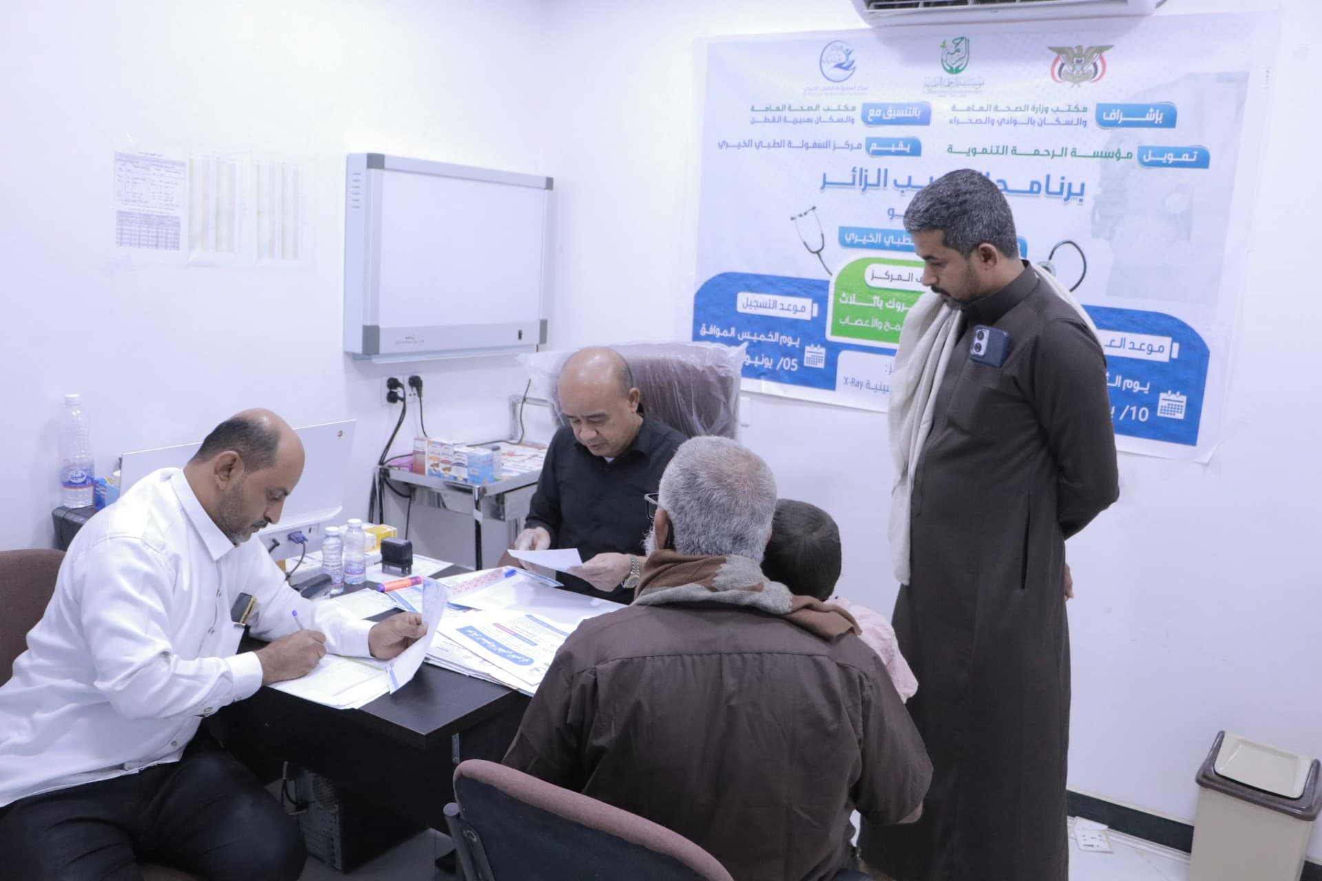 A Total of 315 Beneficiaries in Three Days Covered by the "Visiting Doctor" Program for June, Organized by Al-Safouleh Charitable Medical Center and Funded by Al-Rahma Development Foundation