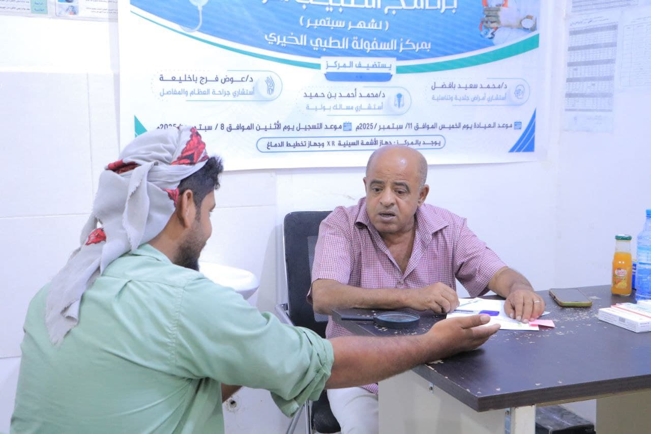 A Total of 289 Beneficiaries Covered by the "Visiting Doctor" Program for the Second Time in September, Organized by Al-Rahma Development Foundation at Al-Safoula Charity Medical Center